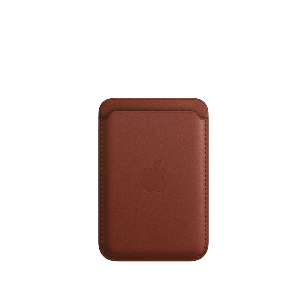 Apple iPhone Leather Wallet with MagSafe, umber - Leather Wallet