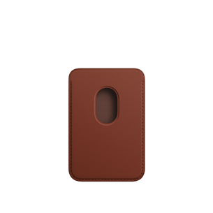 Apple iPhone Leather Wallet with MagSafe, umber - Leather Wallet