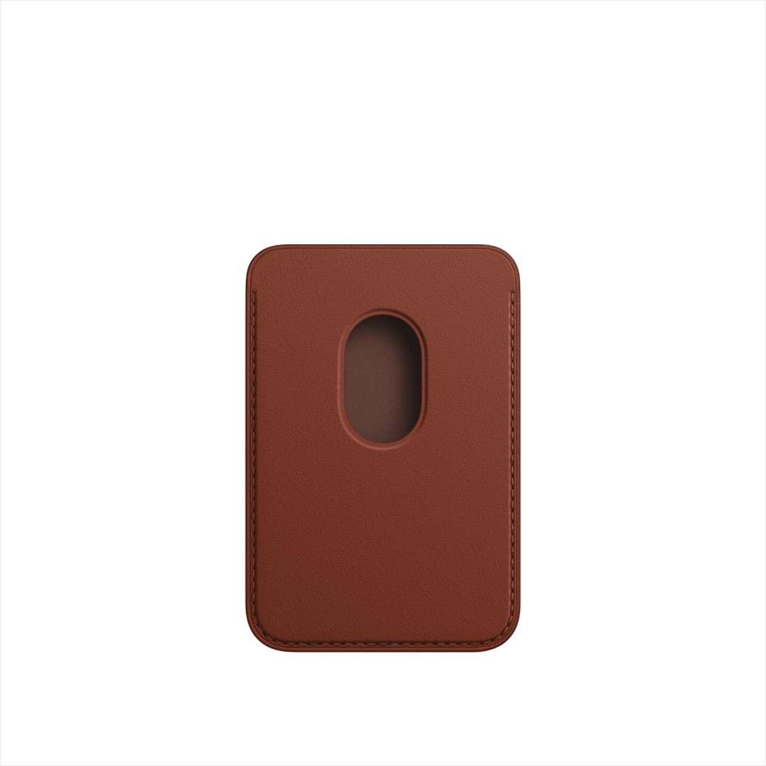 Apple iPhone Leather Wallet with MagSafe, umber - Leather Wallet
