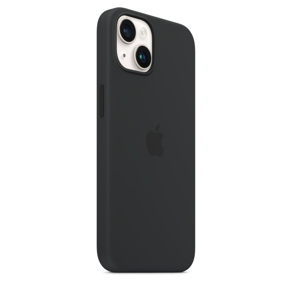 Apple iPhone 14 Silicone Case with MagSafe, черный - Силиконовый чехол