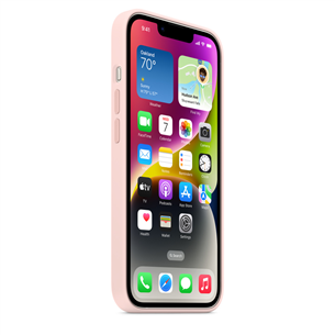 Apple iPhone 14 Silicone Case with MagSafe, розовый - Силиконовый чехол