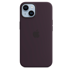 Apple iPhone 14 Silicone Case with MagSafe, pruun/lilla - Silikoonümbris