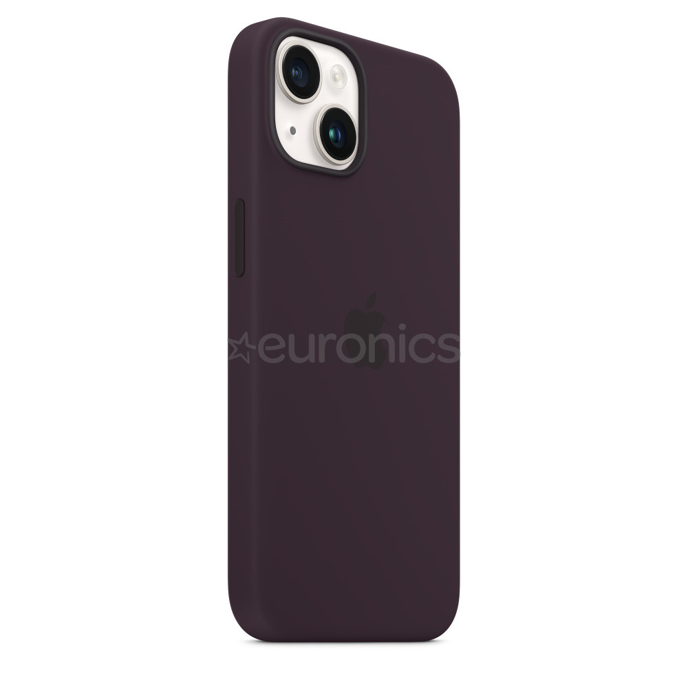 Apple iPhone 14 Silicone Case with MagSafe, pruun/lilla - Silikoonümbris