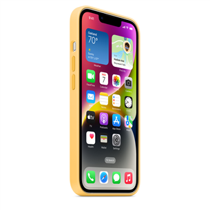 Apple iPhone 14 Silicone Case with MagSafe, kollane - Silikoonümbris