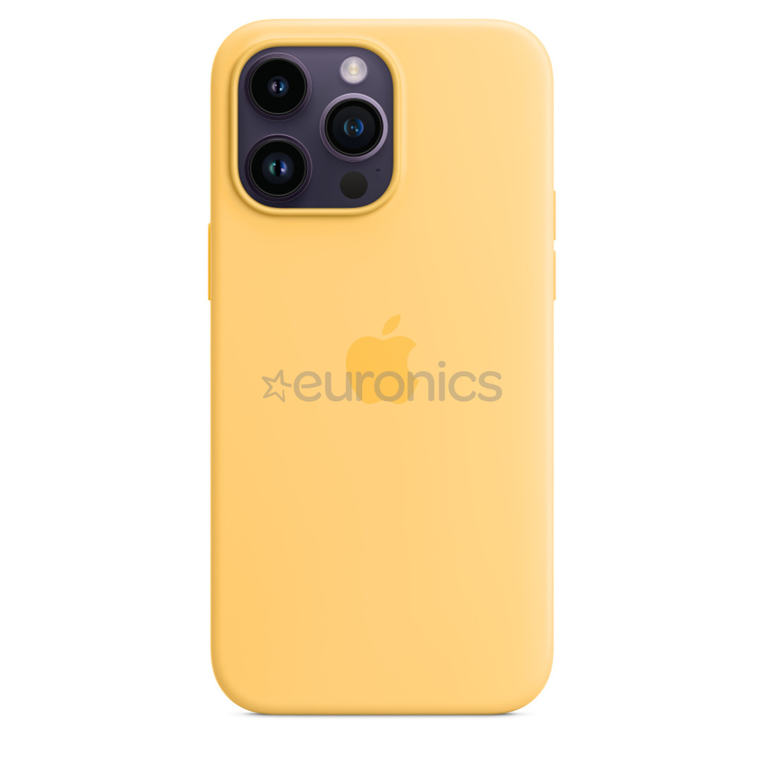 Apple iPhone 14 Pro Max Silicone Case with MagSafe, sunglow - Case