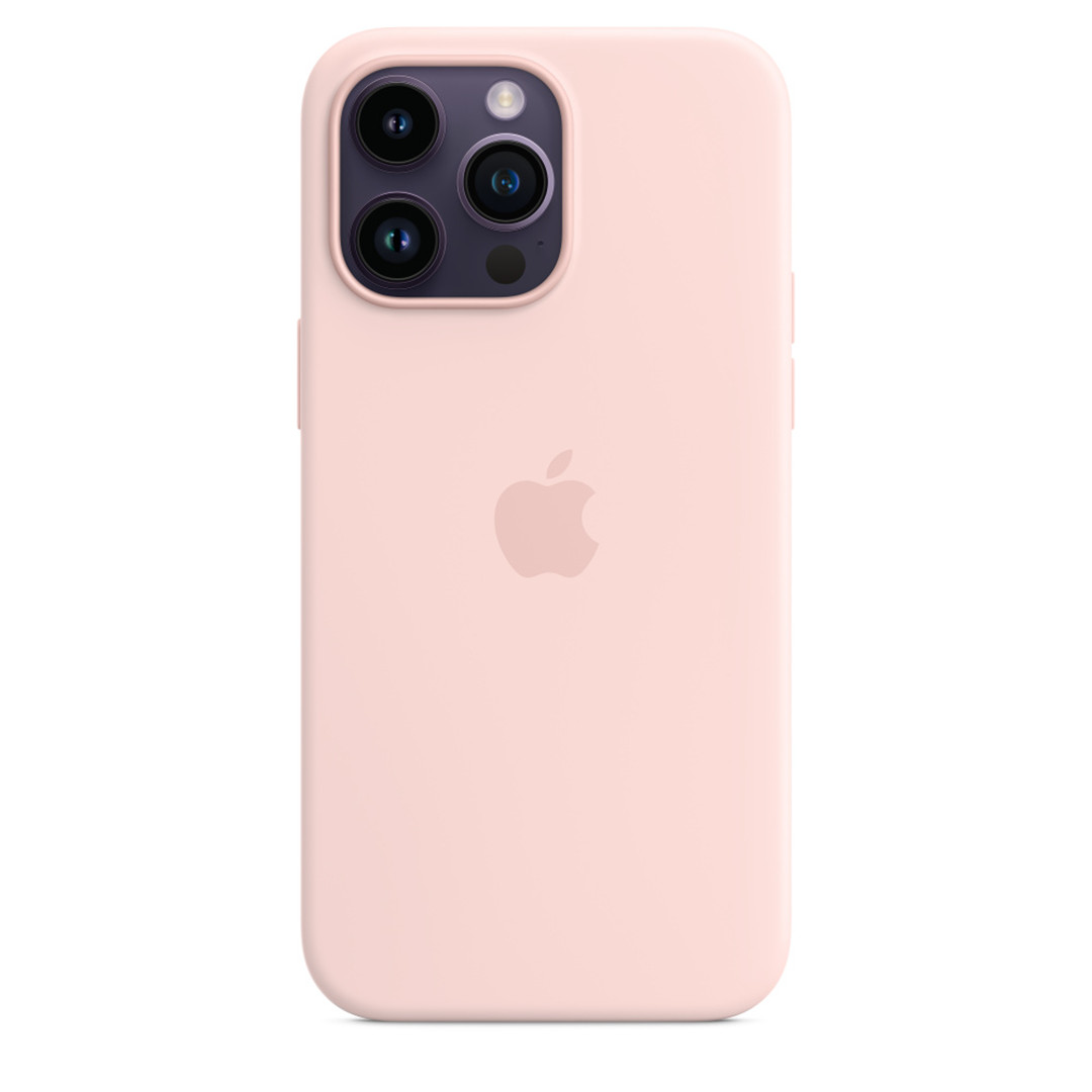 Apple iPhone 14 Pro Max Silicone Case with MagSafe, roosa - Silikoonümbris