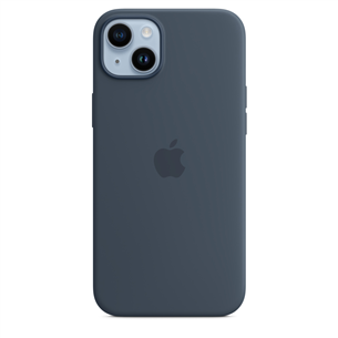 Apple iPhone 14 Plus Silicone Case with MagSafe, синий - Силиконовый чехол