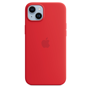 Apple iPhone 14 Plus Silicone Case with MagSafe, (PRODUCT)RED - Case