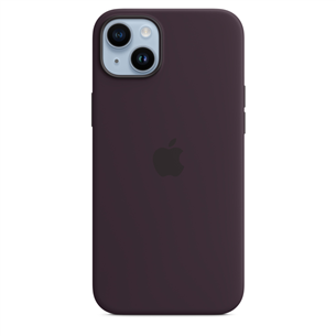 Apple iPhone 14 Plus Silicone Case with MagSafe, фиолетовый - Силиконовый чехол