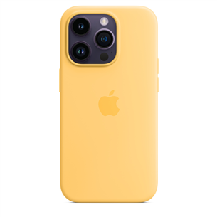 Apple iPhone 14 Pro Silicone Case with MagSafe, желтый - Силиконовый чехол