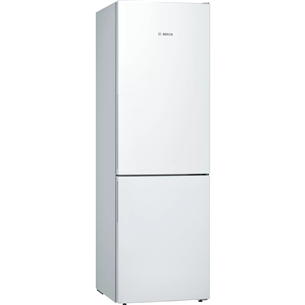 Bosch, LowFrost, 308 L, kõrgus 186 cm, valge - Külmik KGE36AWCA