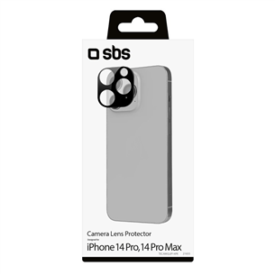 SBS Camera Lens Protector, iPhone 14 Pro / 14 Pro Max, черный - Защитное стекло для объективов камеры