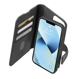 SBS Duo Mag Wallet, iPhone 14, black - Smartphone case TEBKDETIP1461K