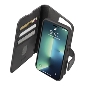 SBS Duo Mag Wallet, iPhone 14 Pro, must - Nutitelefoni kaaned