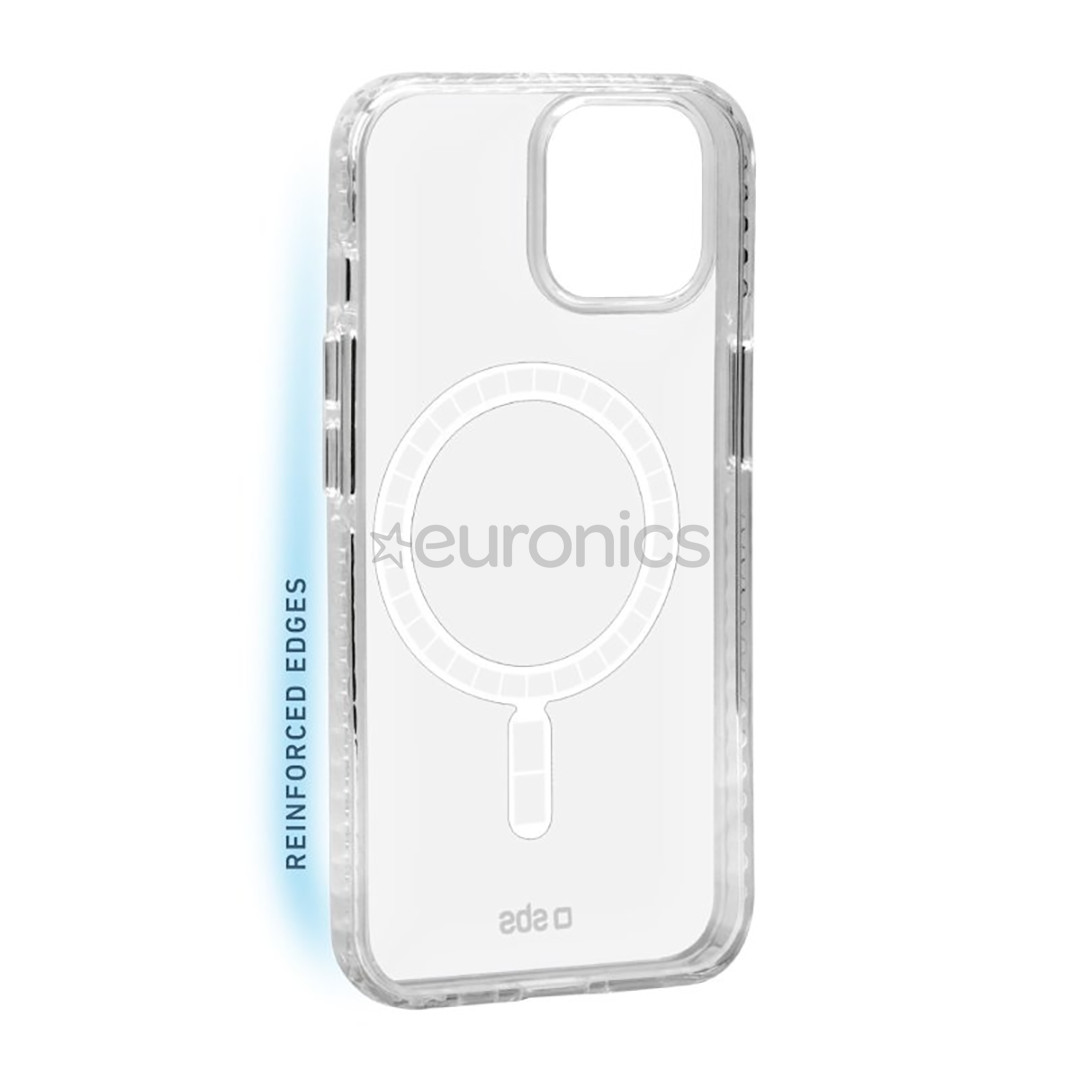 SBS Clear Force Mag, iPhone 14 Plus, прозрачный - Чехол