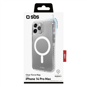 SBS Clear Force Mag, iPhone 14 Pro Max, clear - Case