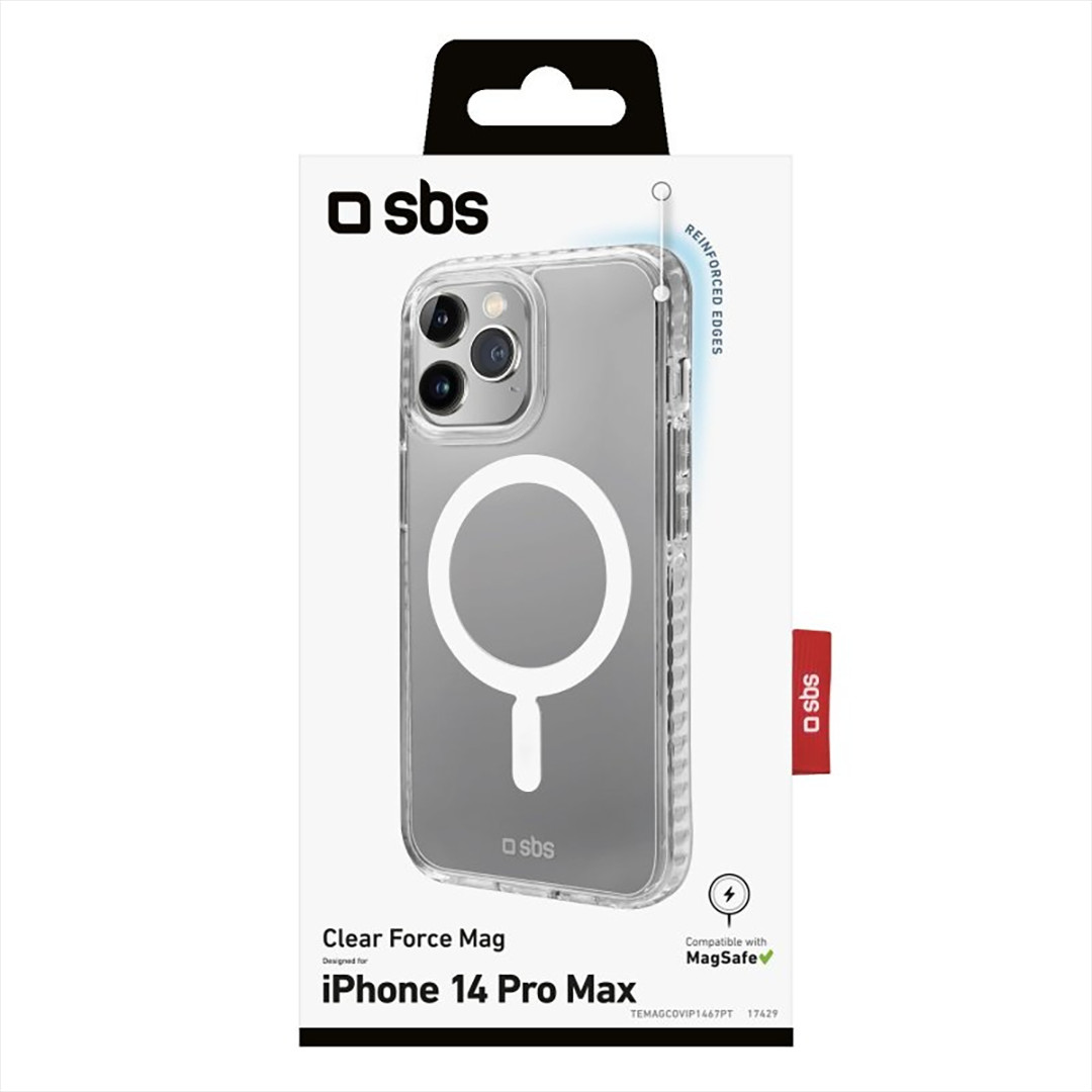 SBS Clear Force Mag, iPhone 14 Pro Max, clear - Case