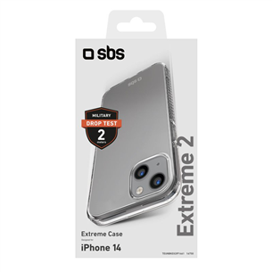 SBS Extreme 2, iPhone 14, läbipaistev - Silikoonümbris