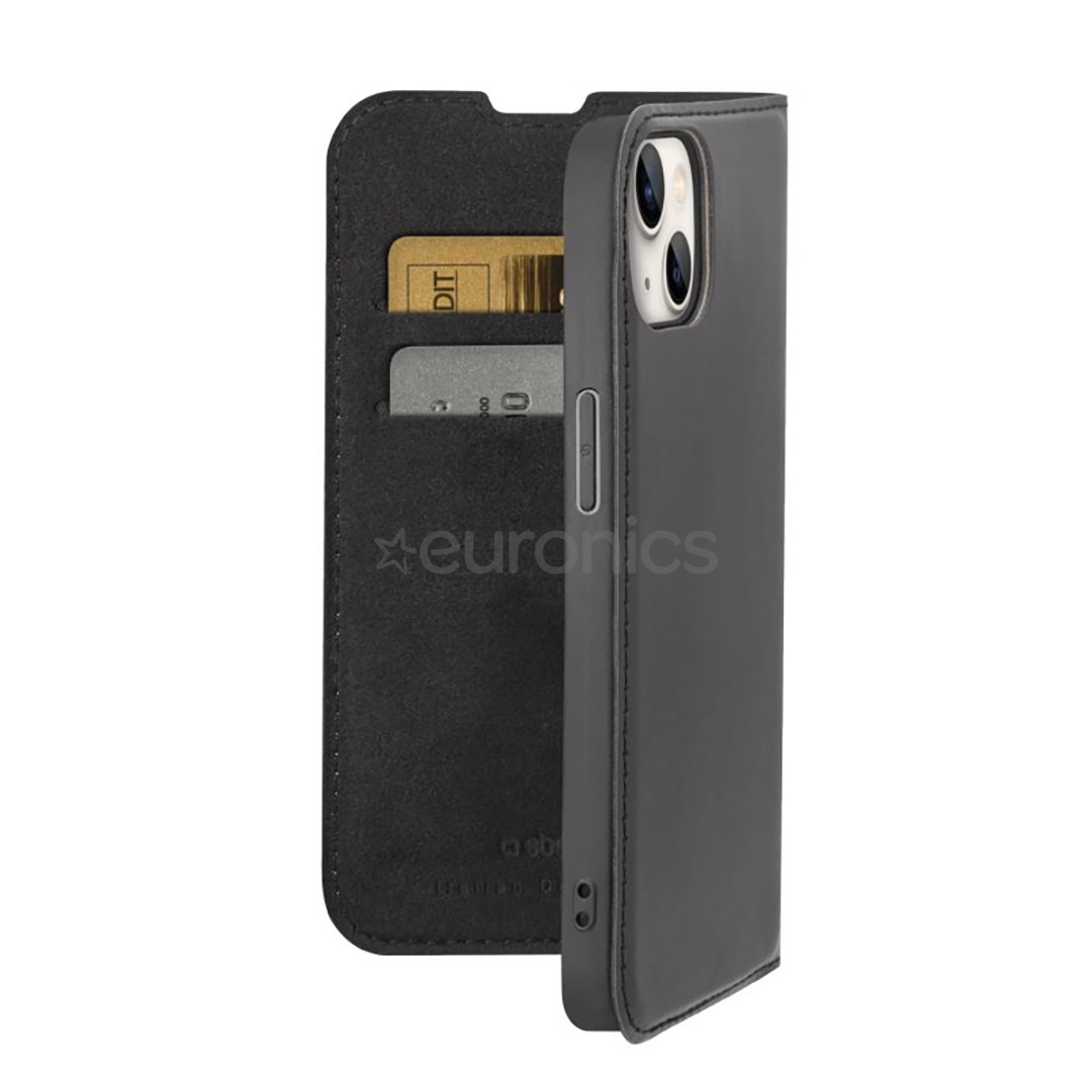 SBS Book Wallet Lite, iPhone 14, must - Telefoni kaaned