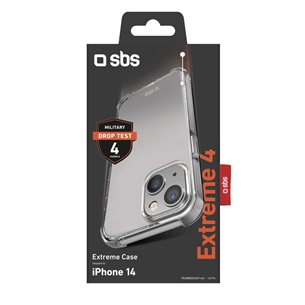 SBS Extreme 4, Iphone 14, прозрачный - Силиконовый чехол