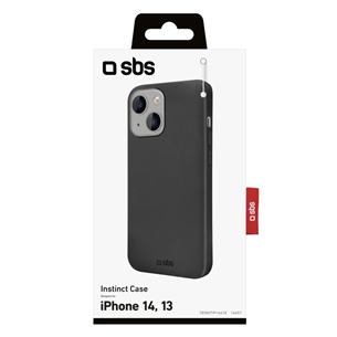 SBS Instinct cover, iPhone 14, black - Smartphone cover
