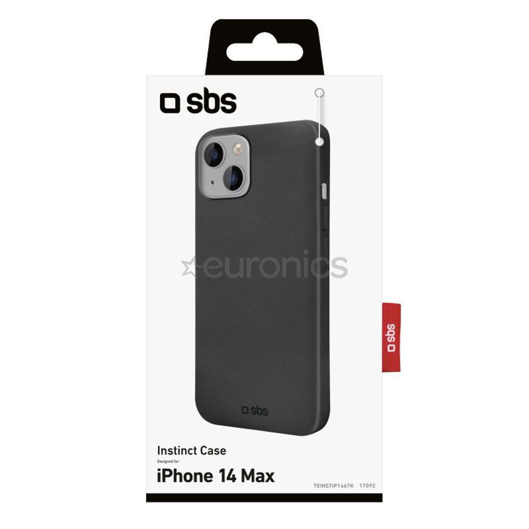 SBS Instinct cover, iPhone 14 Plus, must - Nutitelefoni ümbris