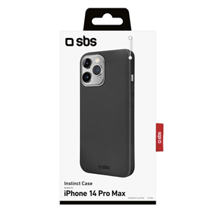 SBS Instinct cover, iPhone 14 Pro Max, must - Nutitelefoni ümbris