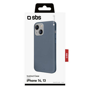 SBS Instinct cover, iPhone 14, синий - Чехол для смартфона