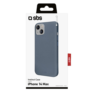 SBS Instinct cover, iPhone 14 Plus, blue - Smartphone cover