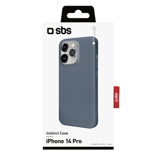 SBS Instinct cover, iPhone 14 Pro, синий - Чехол для смартфона