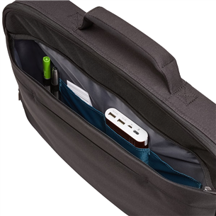 Case Logic Advantage Briefcase, 17,3", must - Sülearvutikott