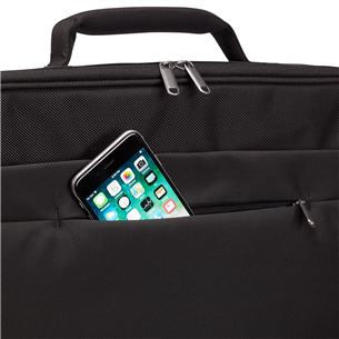 Case Logic Advantage Briefcase, 17,3", must - Sülearvutikott