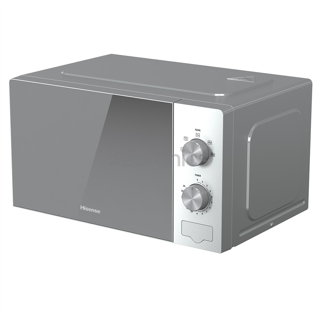 Hisense, 20 L, 700 W, silver - Microwave Oven