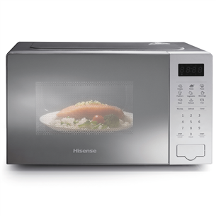 Hisense, 20 L, 700 W, silver - Microwave Oven H20MOMS4