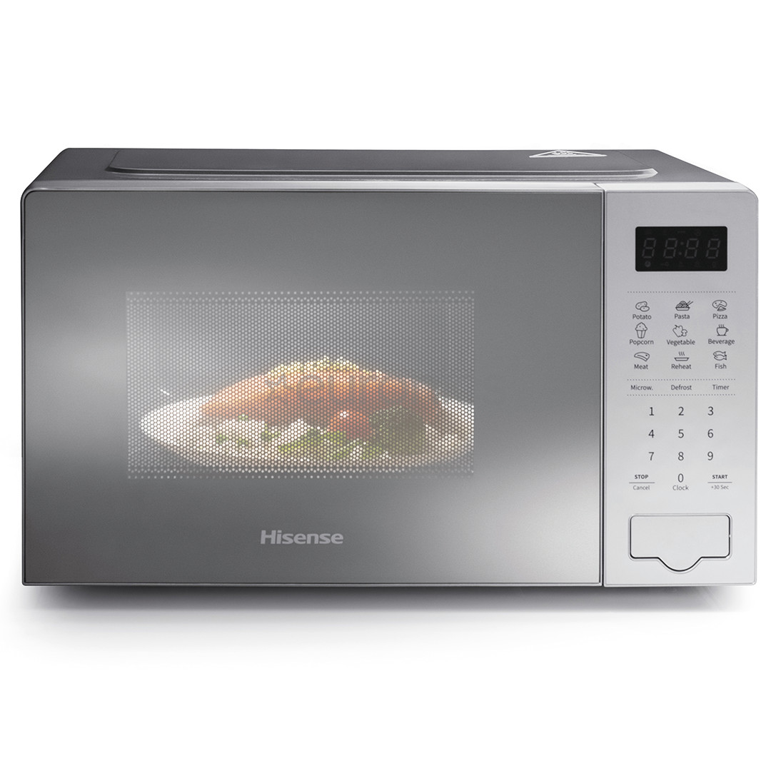 Hisense, 20 L, 700 W, silver - Microwave Oven
