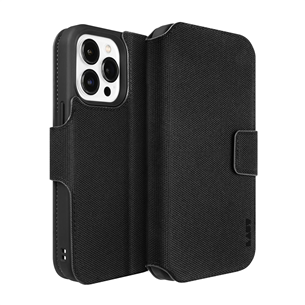 LAUT URBAN FOLIO, iPhone 14 Pro, black - Smartphone case