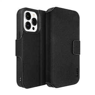 LAUT URBAN FOLIO, iPhone 14 Pro, черный - Чехол для смартфона