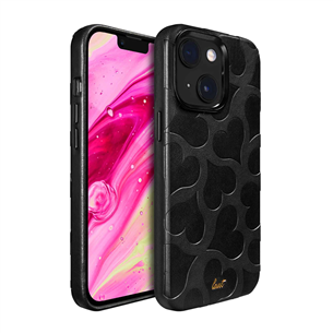 LAUT MOTIF, iPhone 14, hearts, must - Nutitelefoni ümbris