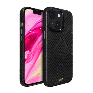 LAUT MOTIF, iPhone 14, stripes, must - Nutitelefoni ümbris