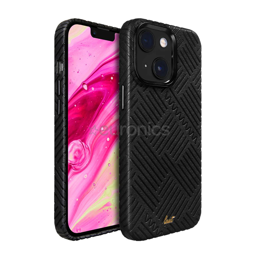 LAUT MOTIF, iPhone 14 Plus, полоски, черный - Чехол для смартфона