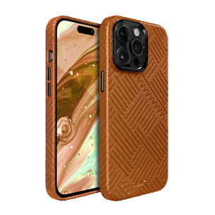 LAUT MOTIF, iPhone 14 Pro, stripes, brown - Smartphone case L-IP22B-MO-BRL