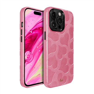 LAUT MOTIF, iPhone 14 Pro Max, hearts, roosa - Nutitelefoni ümbris