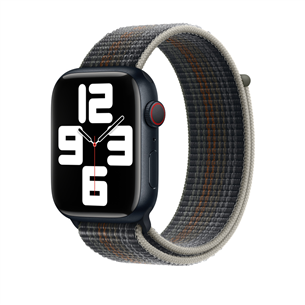 Apple Watch 45mm, Sport Loop, Extra Large, tumeroheline / hall - Vahetusrihm