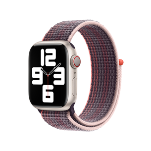 Apple Watch 41 мм, Sport Loop, красный - Сменный ремешок