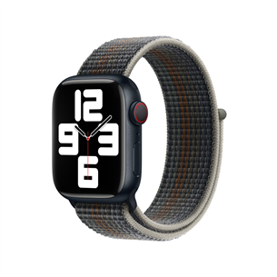 Apple Watch 41mm, Sport Loop, tumeroheline / hall - Vahetusrihm