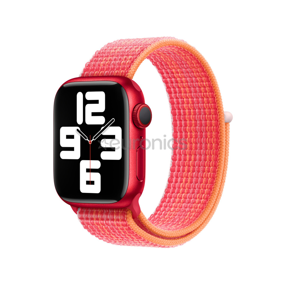 Apple Watch 45 мм, Sport Loop, (PRODUCT)RED - Сменный ремешок
