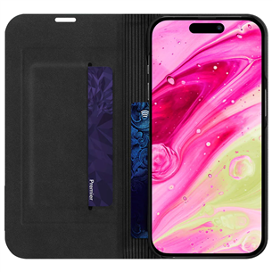 LAUT PRESTIGE FOLIO, iPhone 14 Pro Max, must - Nutitelefoni kaaned