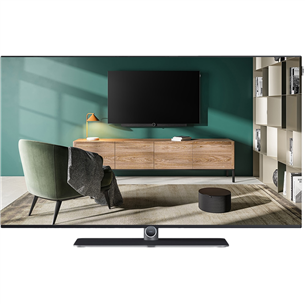 Loewe bild i, 55'', 4K UHD, OLED, jalg keskel, must - Teler