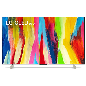 LG OLED evo C2, Ultra HD, 42'', OLED, серый/белый - Телевизор OLED42C26LB.API