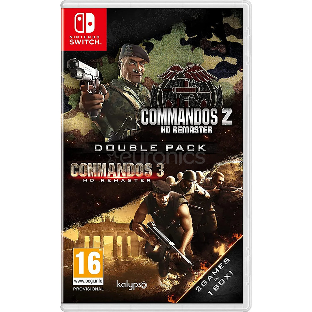 Commandos 2 + 3 HD Remastered, Nintendo Switch - Mäng